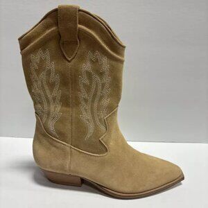 Crown Vintage Women’s Stava, Brown Western Boots, Size 9 M